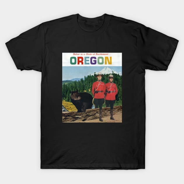 Oregon! Relax! T-Shirt by PDX Collage